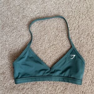 Gymshark Green Minimal Sports Bra